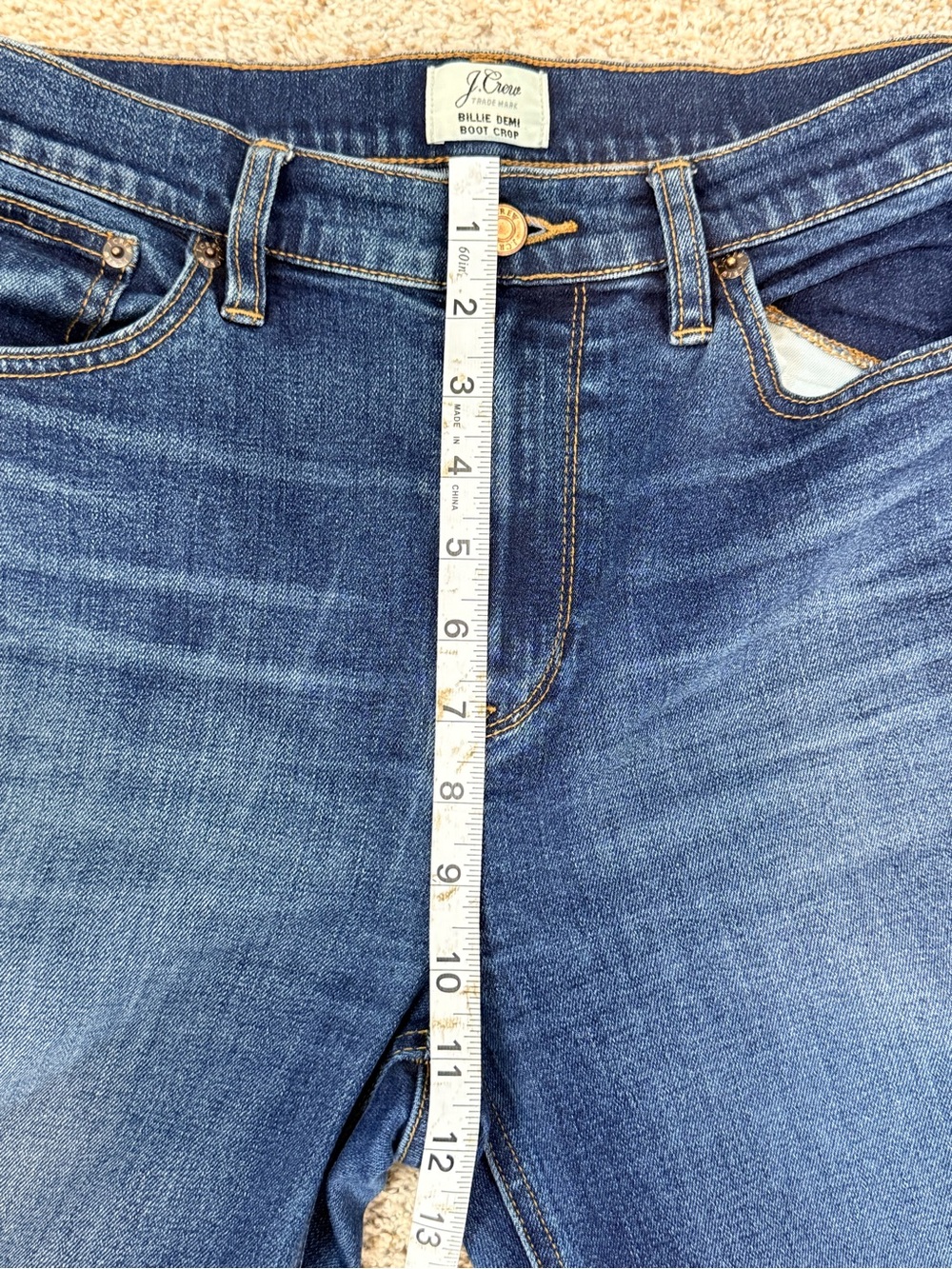 J. Crew Classic Indigo Straight-Leg Jeans - Picture 5 of 6